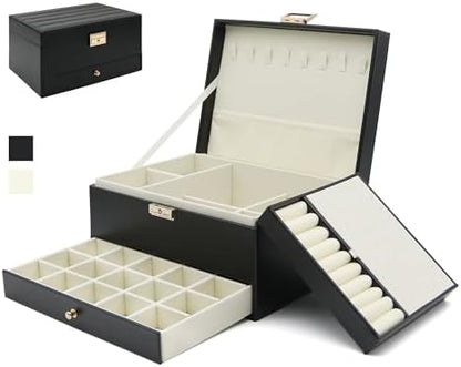 Jewelry Organizer, Travel Jewelry Box Organizers for Women Girls