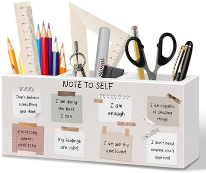 WODMIS Mental Health Pen Pencil Holder for Desk, Inspirational Gifts