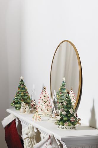 Lenox Treasured Traditions Green Christmas Lit Tree Figurine