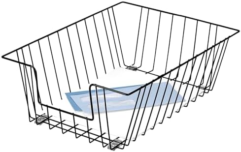 Fellowes Workstation Legal Size Desk Tray Organizer, Wire, Black