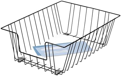 Fellowes Workstation Legal Size Desk Tray Organizer, Wire, Black