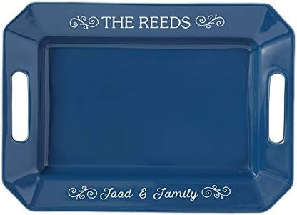 Let's Make Memories Personalized Stoneware Entertaining Platter - For
