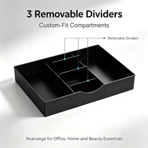 gianotter Desk Organizers and Accessories, Monitor Stand with Drawer