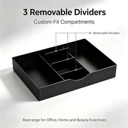 gianotter Desk Organizers and Accessories, Monitor Stand with Drawer
