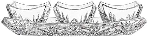 Godinger Dublin Square 4 Piece Tray Set
