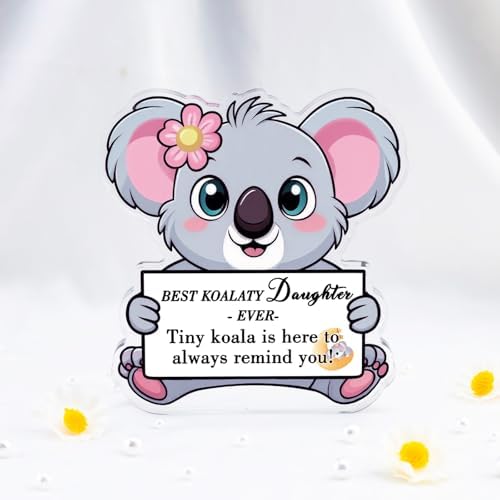 isiyu Daughter Gifts from Mom Dad Koala Gifts for Girls Decor Sign