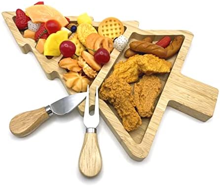Bamboo Serving Platter, Multiple Spaces Reusable Bamboo Plates, Novel