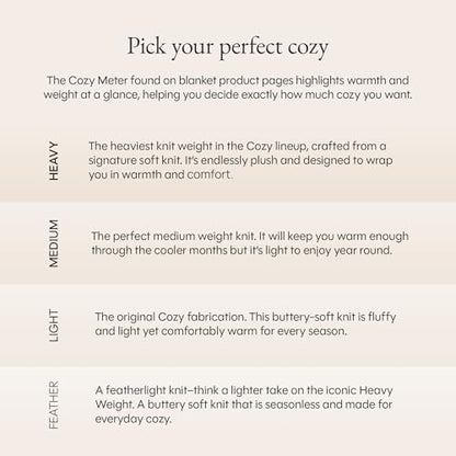 Barefoot Dreams® CozyChic® Throw, Cream, 54"x72"