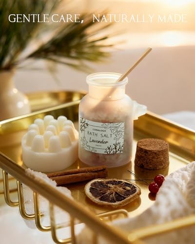 11pcs Spa Gift Baskets for Women, Sunflower Self Care Set, Brown