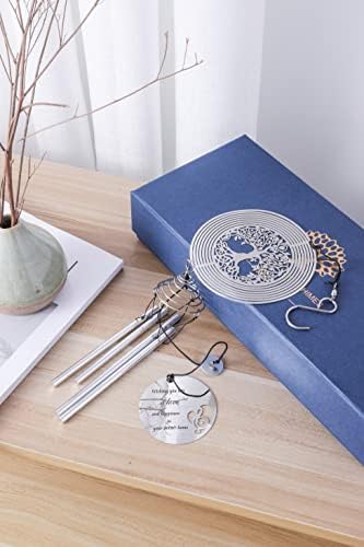 Housewarming Wind Chime with Tree of Life Wind Spinner - Housewarming