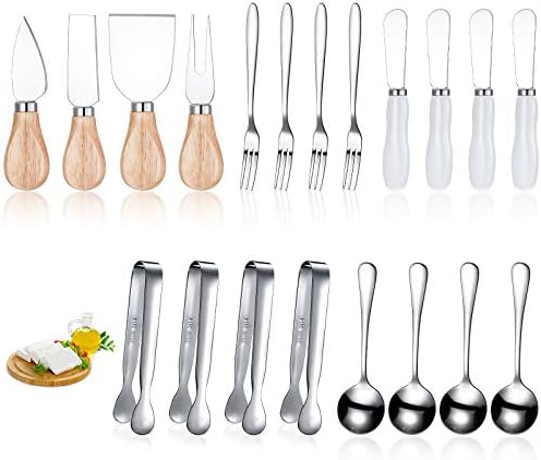20 Pcs Charcuterie Board Accessories Cheese Butter Knife Set