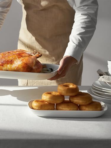 DOWAN Serving Platters and Trays for Wedding Decor, 16"/14"/12"