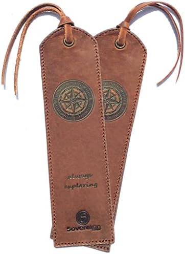 Sovereign-Gear Leather Bookmarks for Men and Women | Quality Bookmark