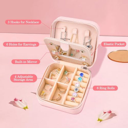 Inngeroo Travel Jewelry Case Box Organizer Personalized Gifts for