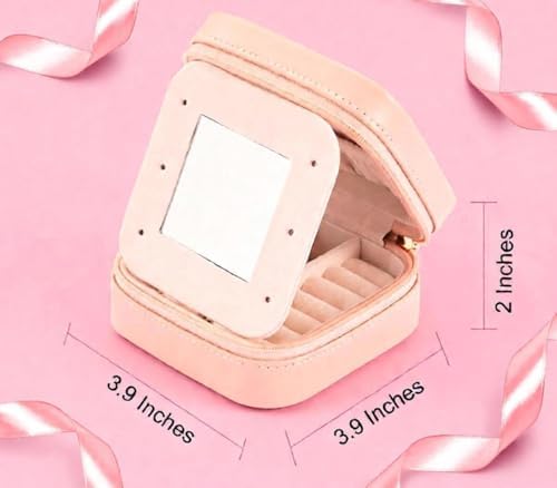 Personalized Jewelry Box for Women, Custom Travel Jewelry Case with