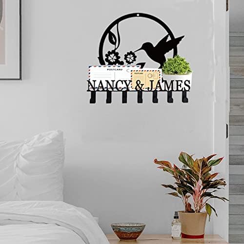 Mail and Key Holder for Wall, Hummingbird Holder Organizer with Hook