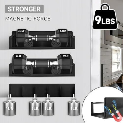 Magnetic Spice Rack for Refrigerator,Space Saving Kitchen Organizer