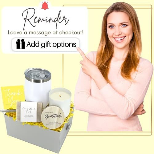 Boxzie Thank You Gifts for Women, Appreciation Gift Box Set, Gratitude