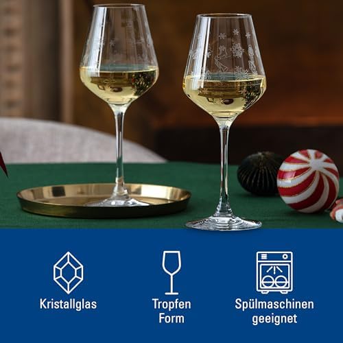 Villeroy & Boch Delight Stems White Wine Glass, Set of 2, 13oz
