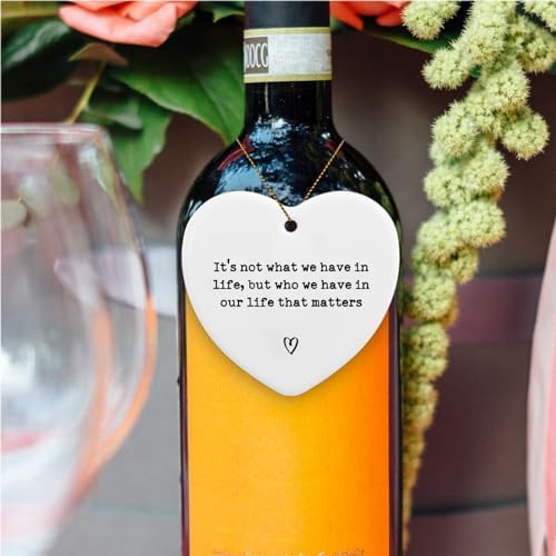 Thank You Retirement Gifts for Women Men Coworker Ceramic Heart