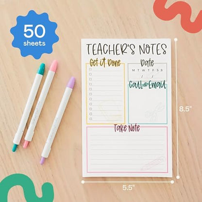 Tiny Expressions Teacher Notepad, To Do List Note Pad