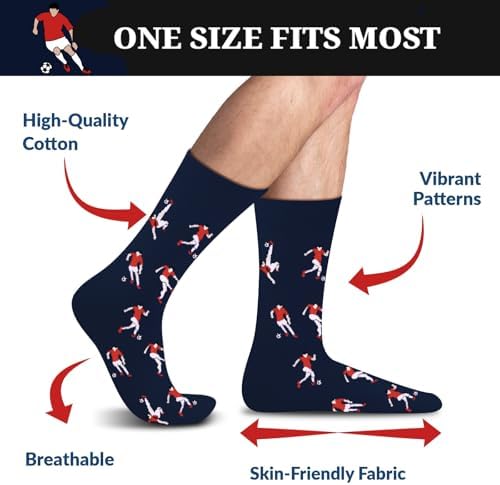 AGRIMONY I'd Rather Be Funny Socks- Novelty Cool Socks for Men Women