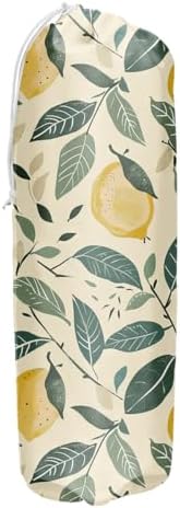 Lemon Plastic Bag Wall Organizer Holder Reusable Grocery Trash Bags