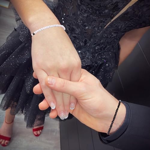 SUMMER LOVE Best Friend Bracelets Couples Bracelets for 2 Matching Yin