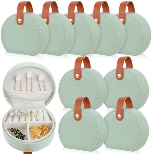 10 Pcs Mini Jewelry Travel Case, Small Travel Jewelry Case Organizer