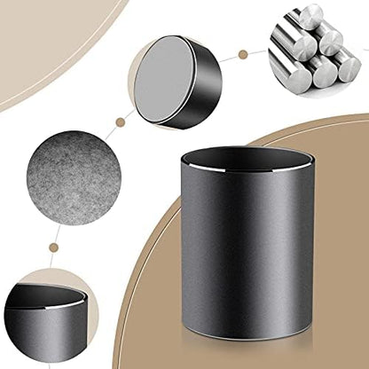 Vaydeer Metal Pen Holder Aluminum Pencil Holder for desk, Round