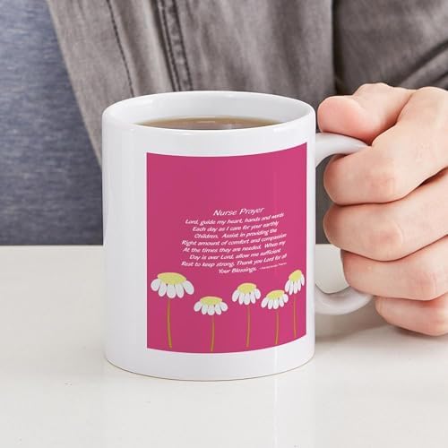 CafePress Nurse Prayer Blanket PILLOW 2 Mugs 11 oz (325 ml) Ceramic
