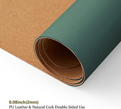 Cork Desk Mat - Dual-Sided Desk Pad for Office and Home - Desk
