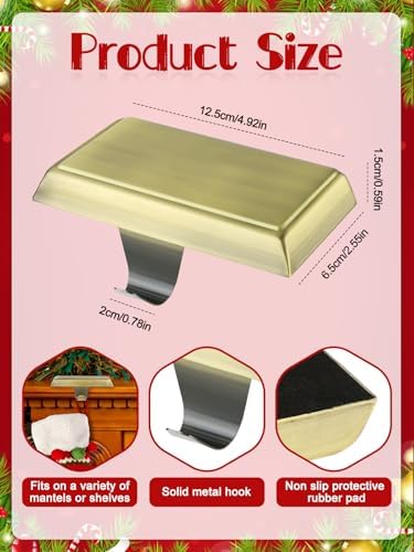 EBANKU Christmas Stocking Holder, 8 Packs