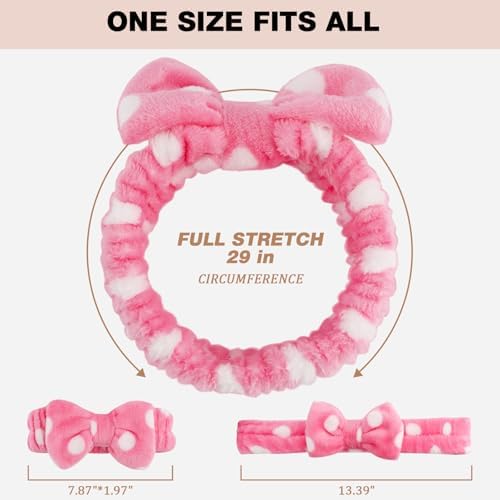 YOOVR 8pcs Spa Headband, Christmas Stocking Stuffers for Teen Girls