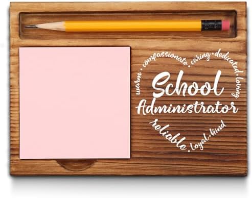 School Administrator Gifts Self-Stick Note Pad Holders