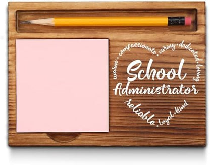 School Administrator Gifts Self-Stick Note Pad Holders