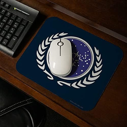 Star Trek United Federation of Planets Logo Low Profile Thin Rubber