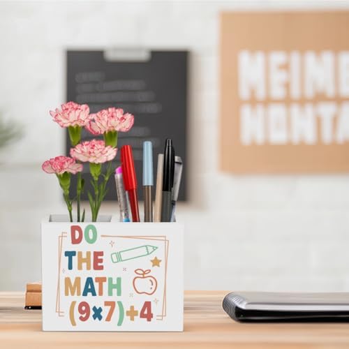 Funny 67 Math Teacher Pencil Holder Decor Teacher Appreciation Gifts