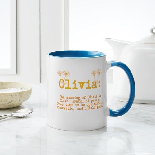 CafePress The Meaning Of Olivia Mugs 11 oz (325 ml) Ceramic Coffee Mug
