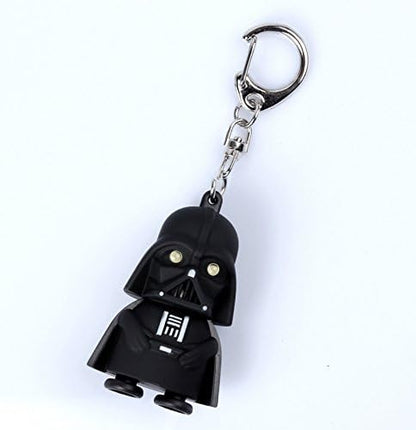 Little Prince Darth Vader Keychain with LED Flashlight & Sound