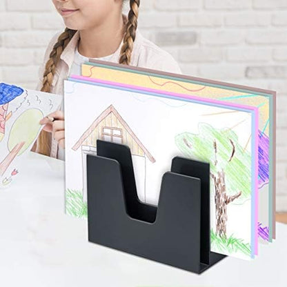 Acrimet 5 Section Incline File Sorter Organizer, Desktop Mail Holder