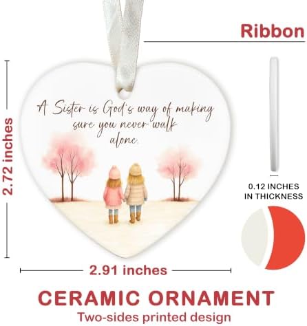 Sister Ornaments 2026 Christmas - Sister Christmas Ornament - Sisters