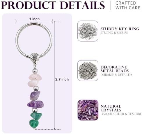 12 Pcs Thank You Appreciation Gifts Bulk for Staff, Keychain Bulk