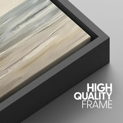SIGNWIN Framed Canvas Print Wall Art Set Coastal Serenity Abstract