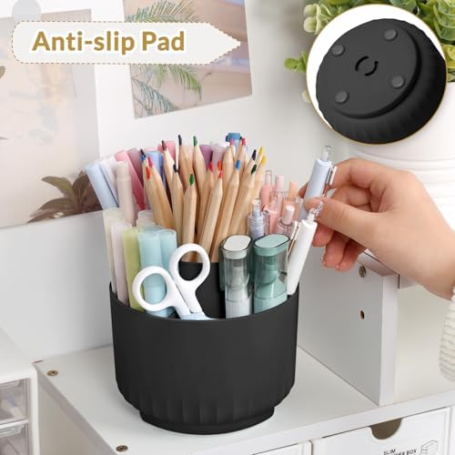 SKYDUE 360 Degree Rotating Pencil Pen Holder for Desk, Dual-Purpose