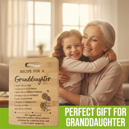 Gifts for Granddaughter Birthday Gift Ideas, Recipe Cutting Board for