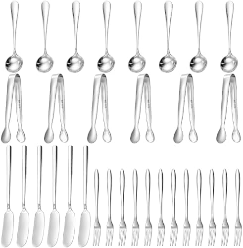 32 Pieces Cheese Butter Spreader Knives Set, Charcuterie Accessories