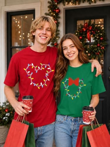 Christmas Couple Shirts Cute Xmas His and Her Matching Funny T-Shirts