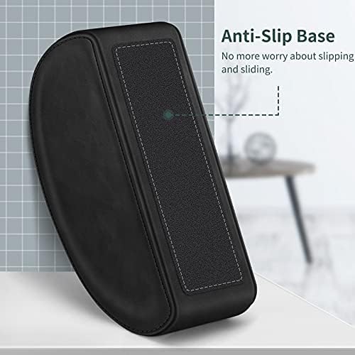 KENOBEE Remote Control Holder with 5 Compartments, Black