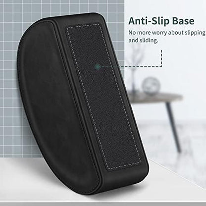 KENOBEE Remote Control Holder with 5 Compartments, Black